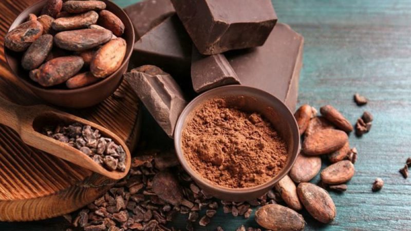 Bột cacao để làm hỗn hợp bột