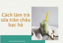 2 Cách làm trà sữa trân châu bạc hà the mát thơm ngon nhất trà sữa bạc hà