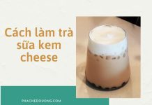 Cách làm trà sữa kem cheese ngon nhất thơm béo đơn giản nhất trà sữa kem cheese