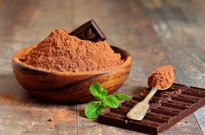 Bột cacao rất thường thấy trên thị trường