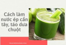Cách làm nước ép cần tây táo dưa chuột giải nhiệt ngày nóng Nước ép cần tây, táo dưa chuột