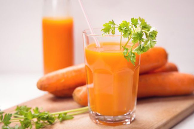 Tác dụng của nước ép cà rốt