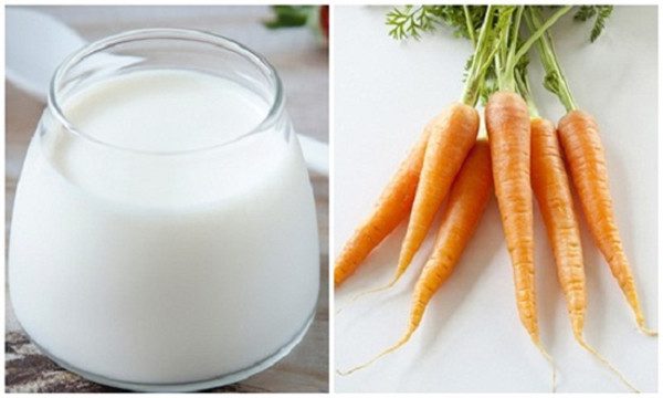 Cách làm nước ép cà rốt sữa tươi